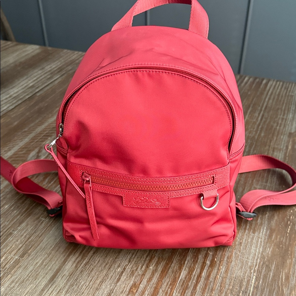 Longchamp Le Pliage Neo Small Backpack red